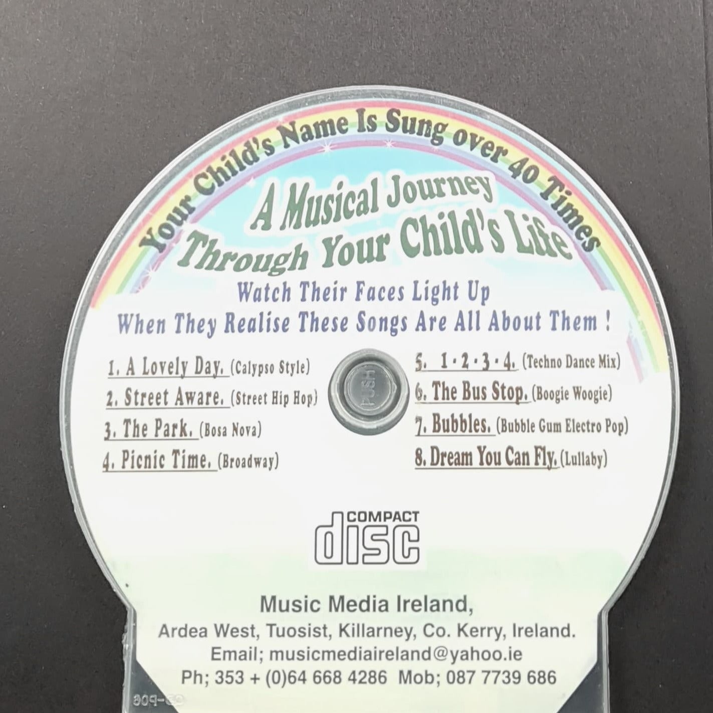 CD - Personalised Children's Songs / Samuel