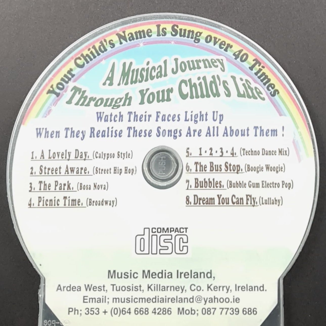 CD - Personalised Children's Songs / Lee