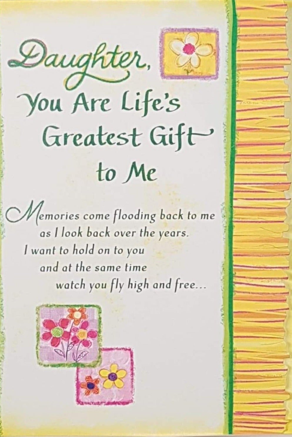 Blue Mountain Arts Card - Daughter You Are...