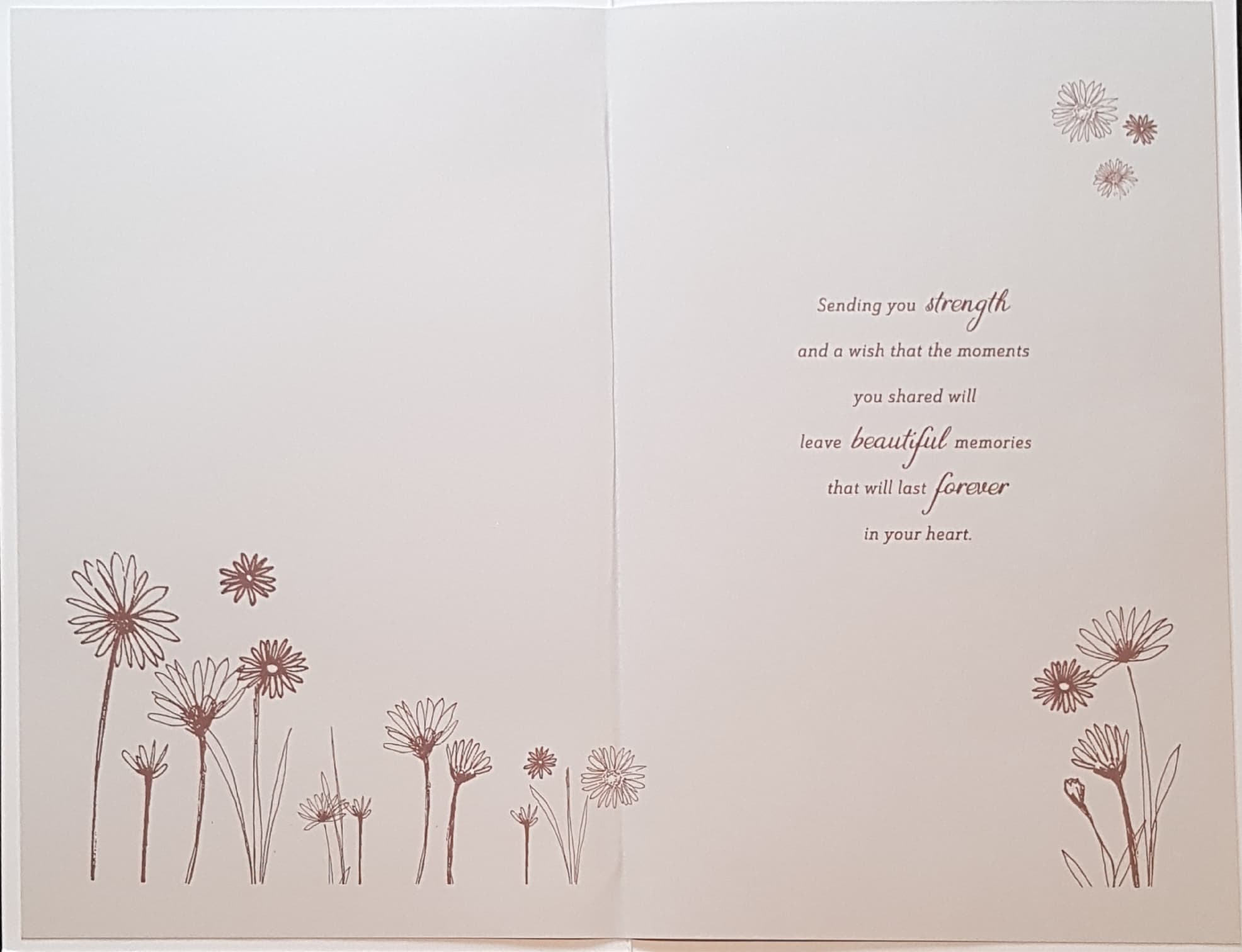 Sympathy Card - May You Find Comfort...& A Beautiful Nature