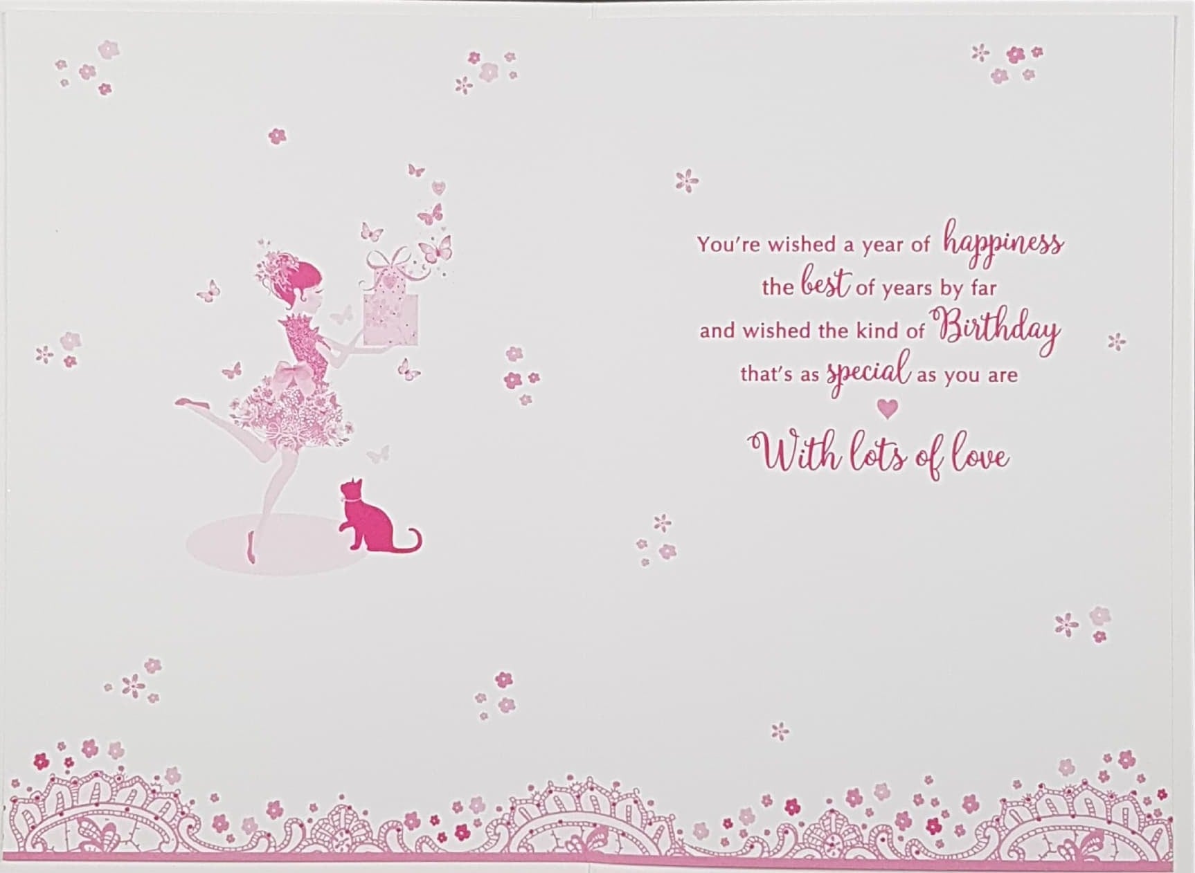 Birthday Card - Granddaughter / A Glamorous Girl In A Gorgeous Dress