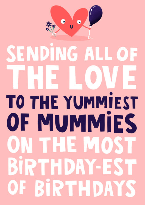 Funny Mummies Birthday Card Personalisation