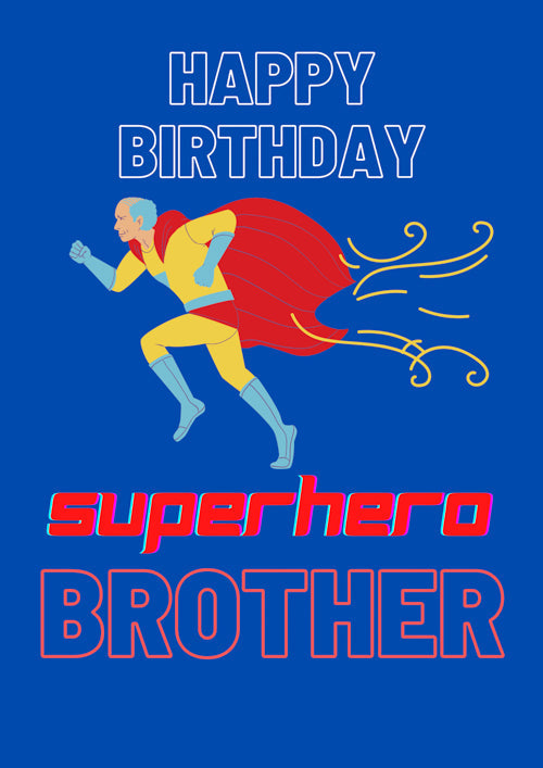Brother Birthday Card Personalisation
