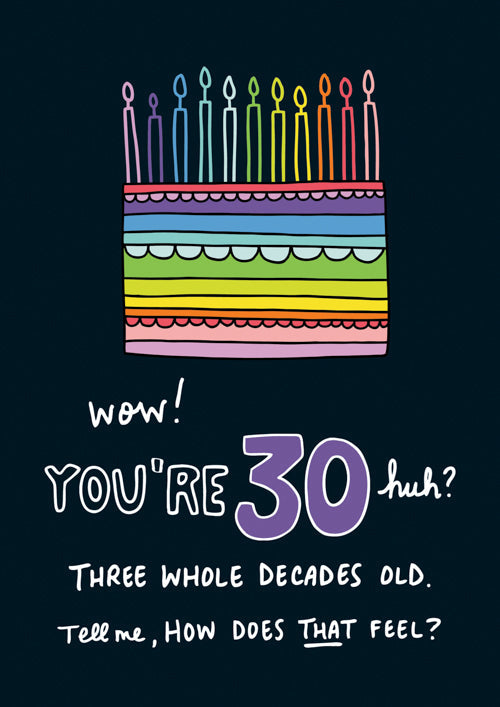 Humour 30th Birthday Personalisation