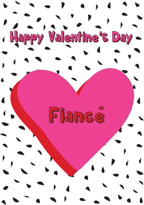 Fiance Valentines Day Card Personalisation