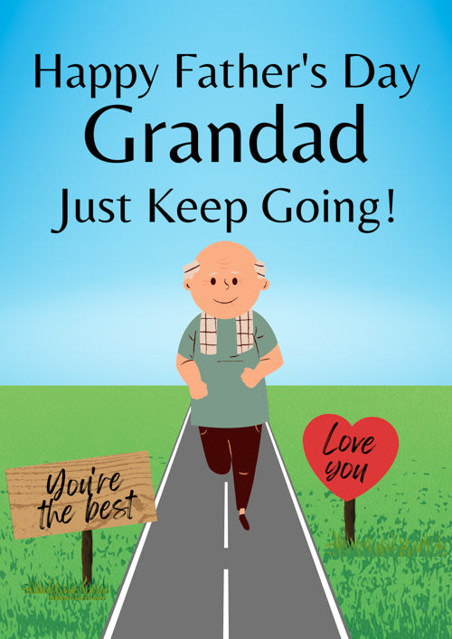 Grandad Fathers Day Card Personalisation