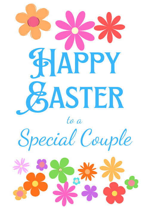 Special Couple Easter Card Personalisation