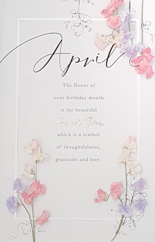 April Birthday Card
