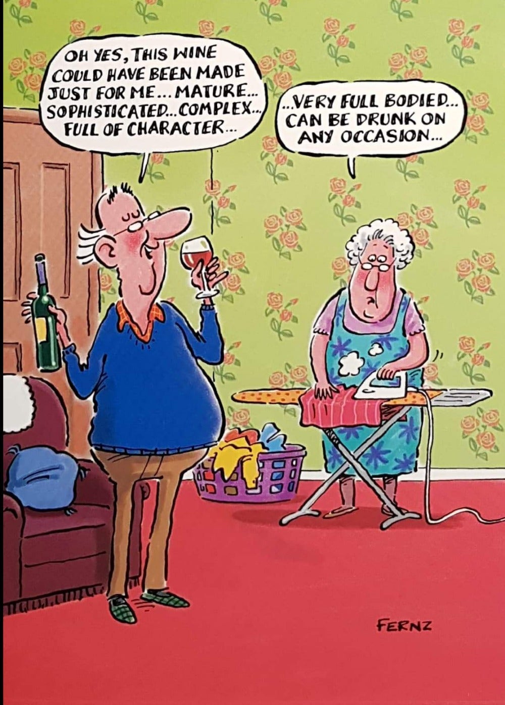 Birthday Card - Humour / Full Of Character