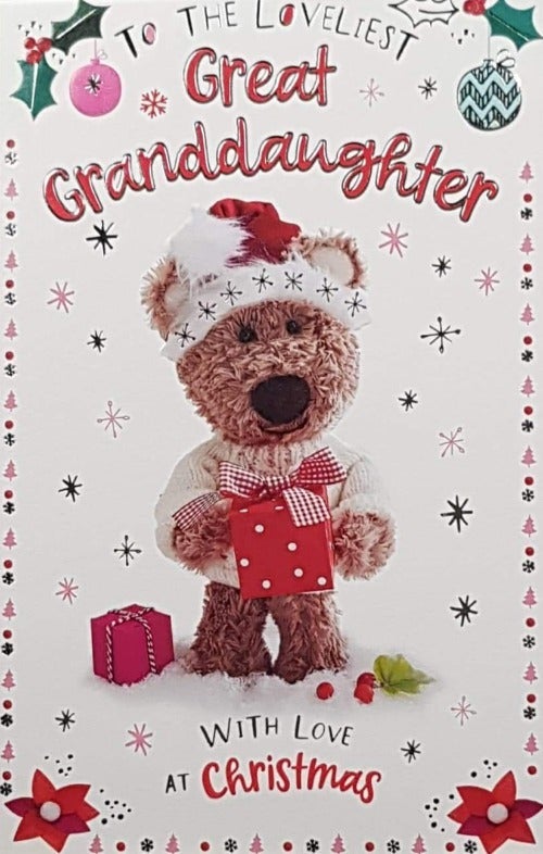 great granddaughter christmas card