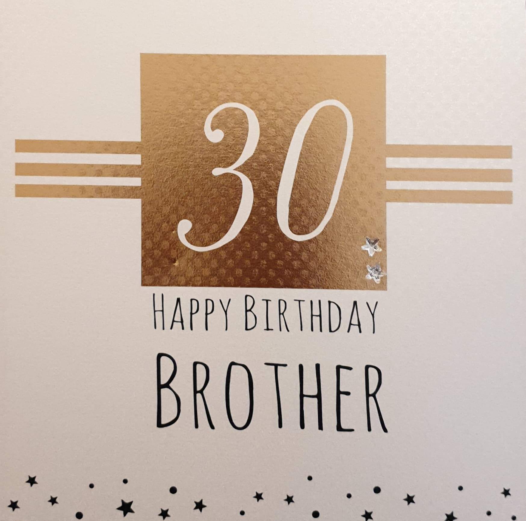 Birthday Card - Brother - 30th Birthday / 