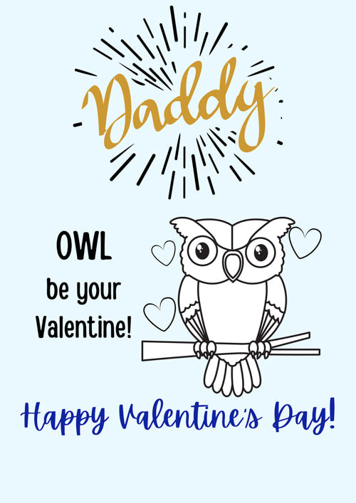 Funny Daddy Valentines Card Personalisation