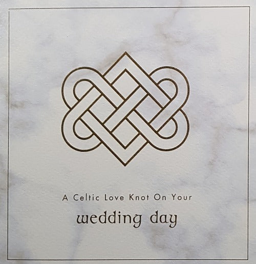 Wedding Day Card - Celtic Love Knot