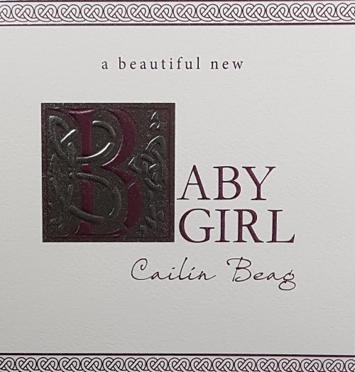New Baby Card - Cailin Beag