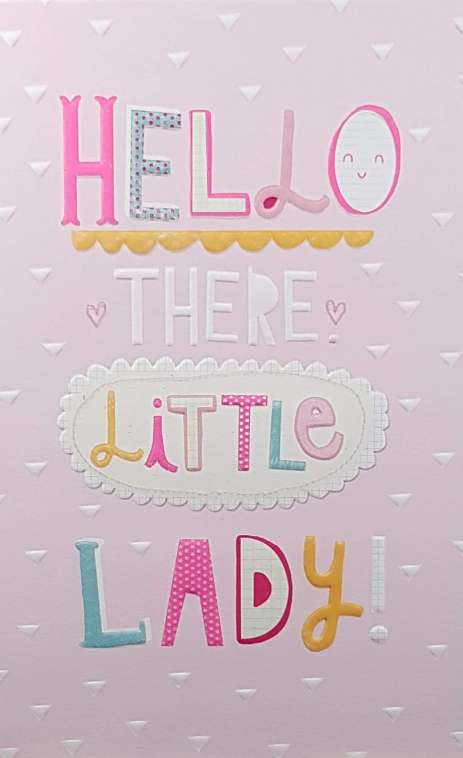 New Baby Card - Girl / Helo There Little Lady