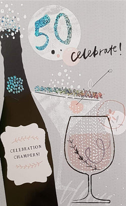 Age 50 Birthday Card - 50 Celebrate!