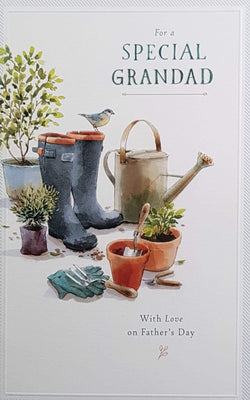 Fathers Day Card - Grandad / Gardening Set