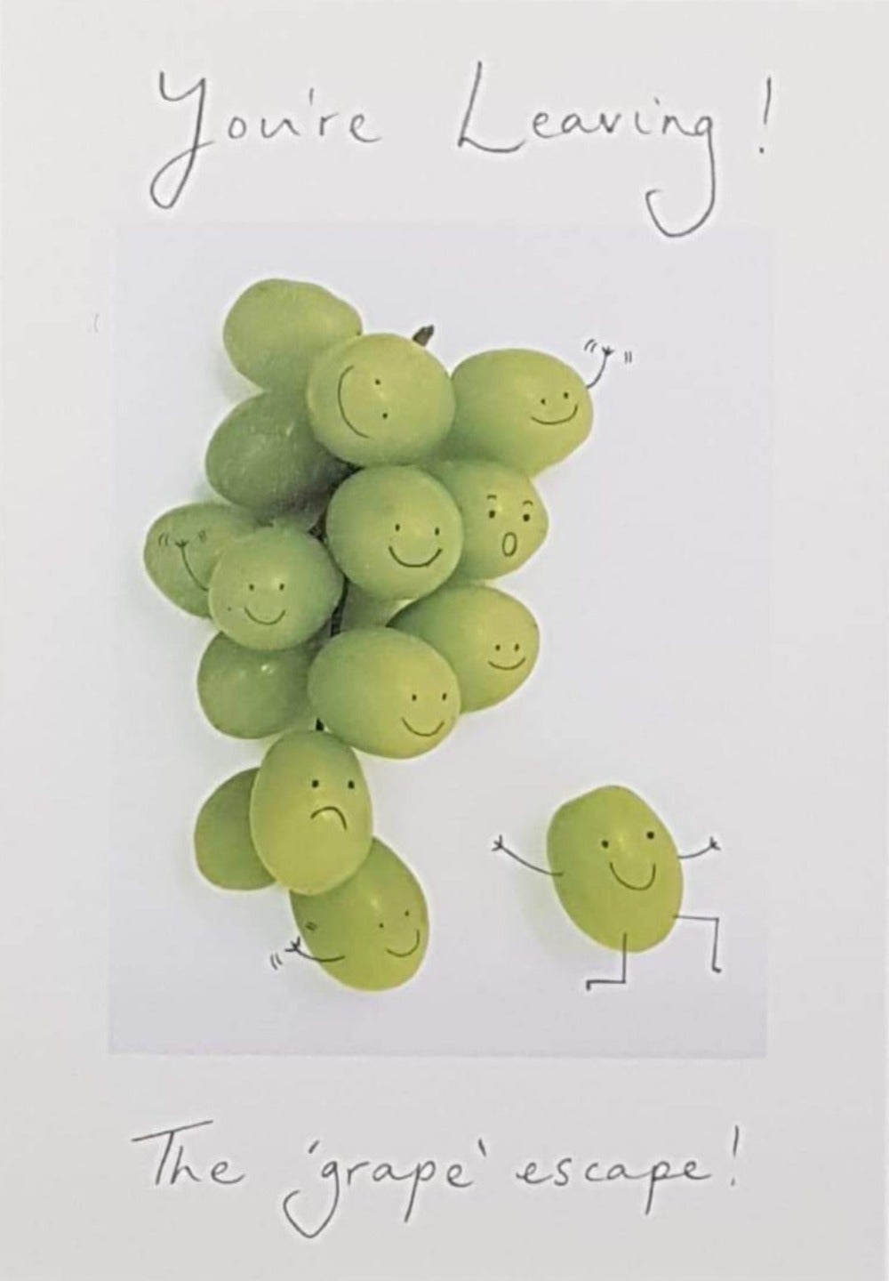 Leaving Card - Happy Grapes