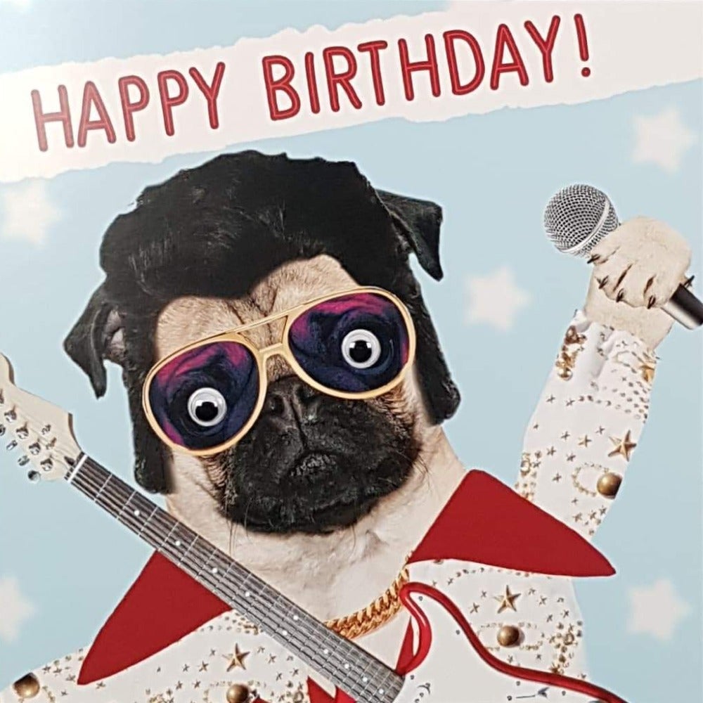 Birthday Card - Humour / 'Call Him Elvis'