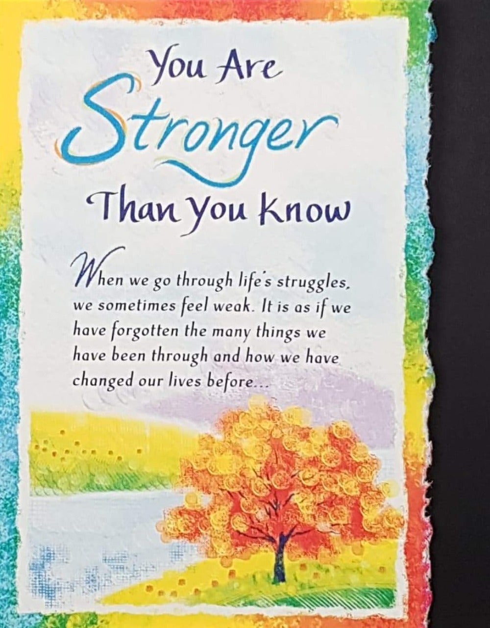 Blue Mountain Arts Card - You Are Stronger...