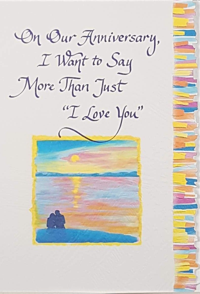 Blue Mountain Arts Card - Anniversary / I Want To Say More...