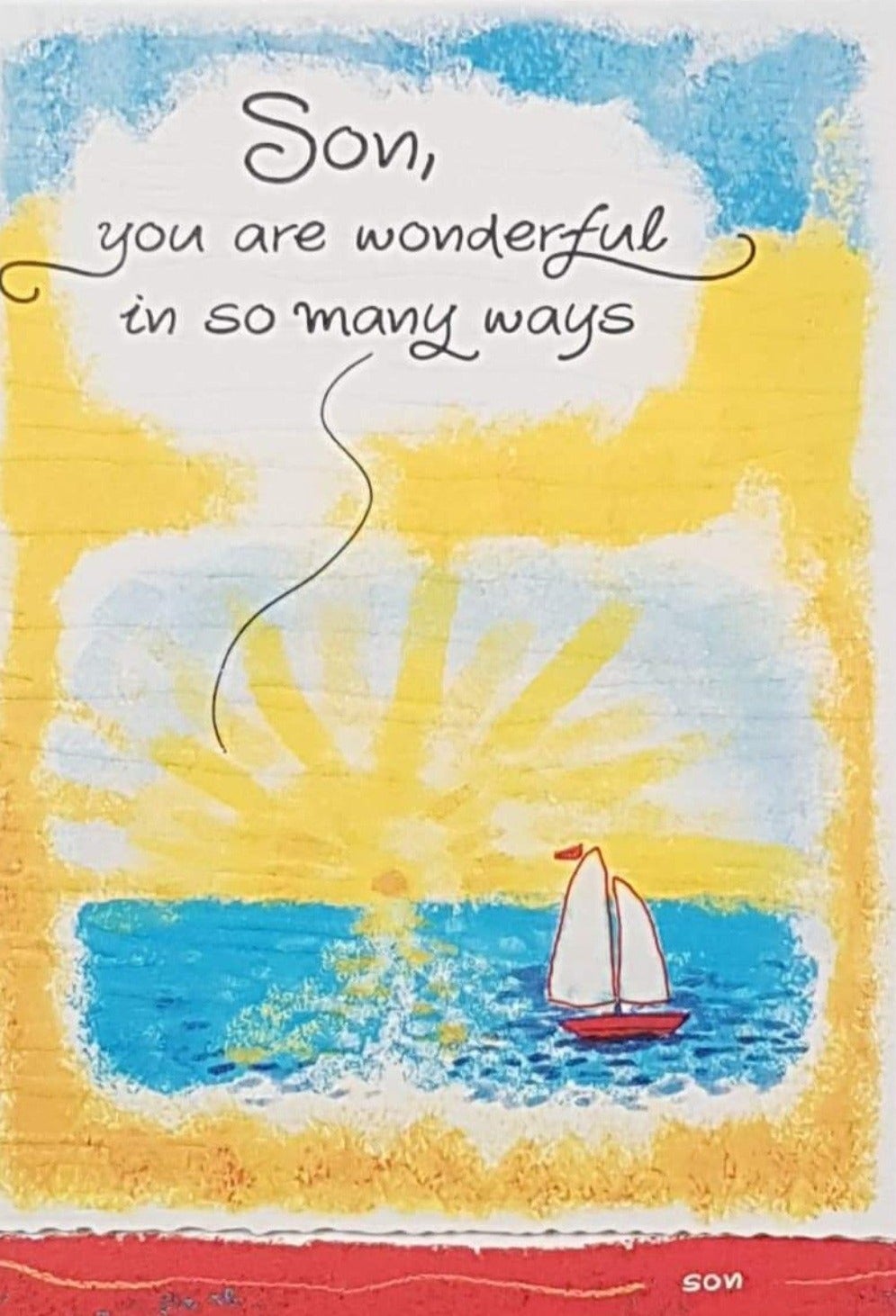 Blue Mountain Arts Card - Son / You Are Wonderful...