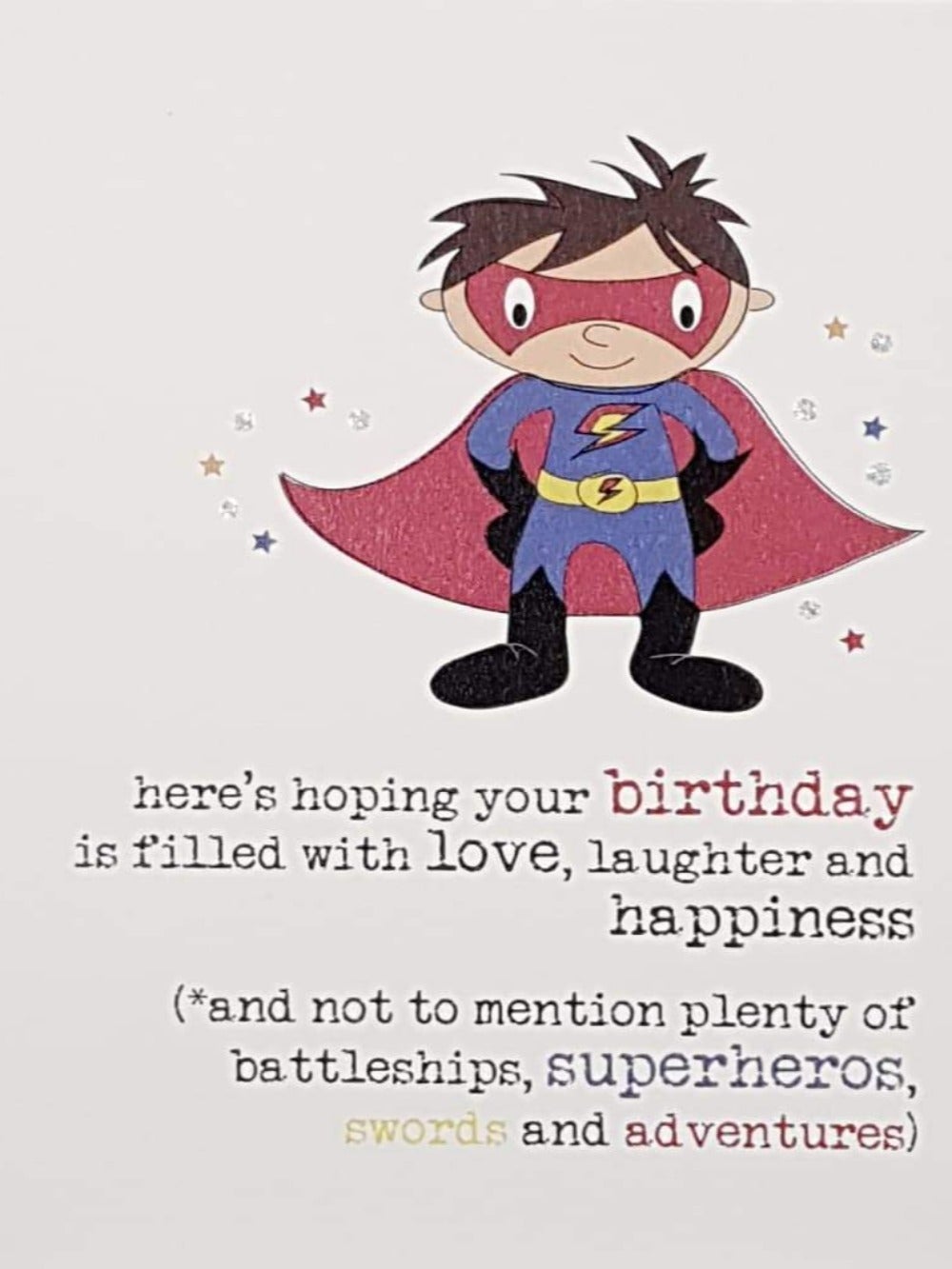 Birthday Card - General / A Superhero