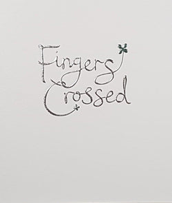 Good Luck Card - Fingers Crossed