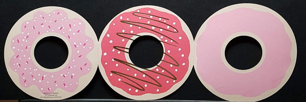 Blank Card - Layers Of Pink Doughnuts - Card Gallery Online UK