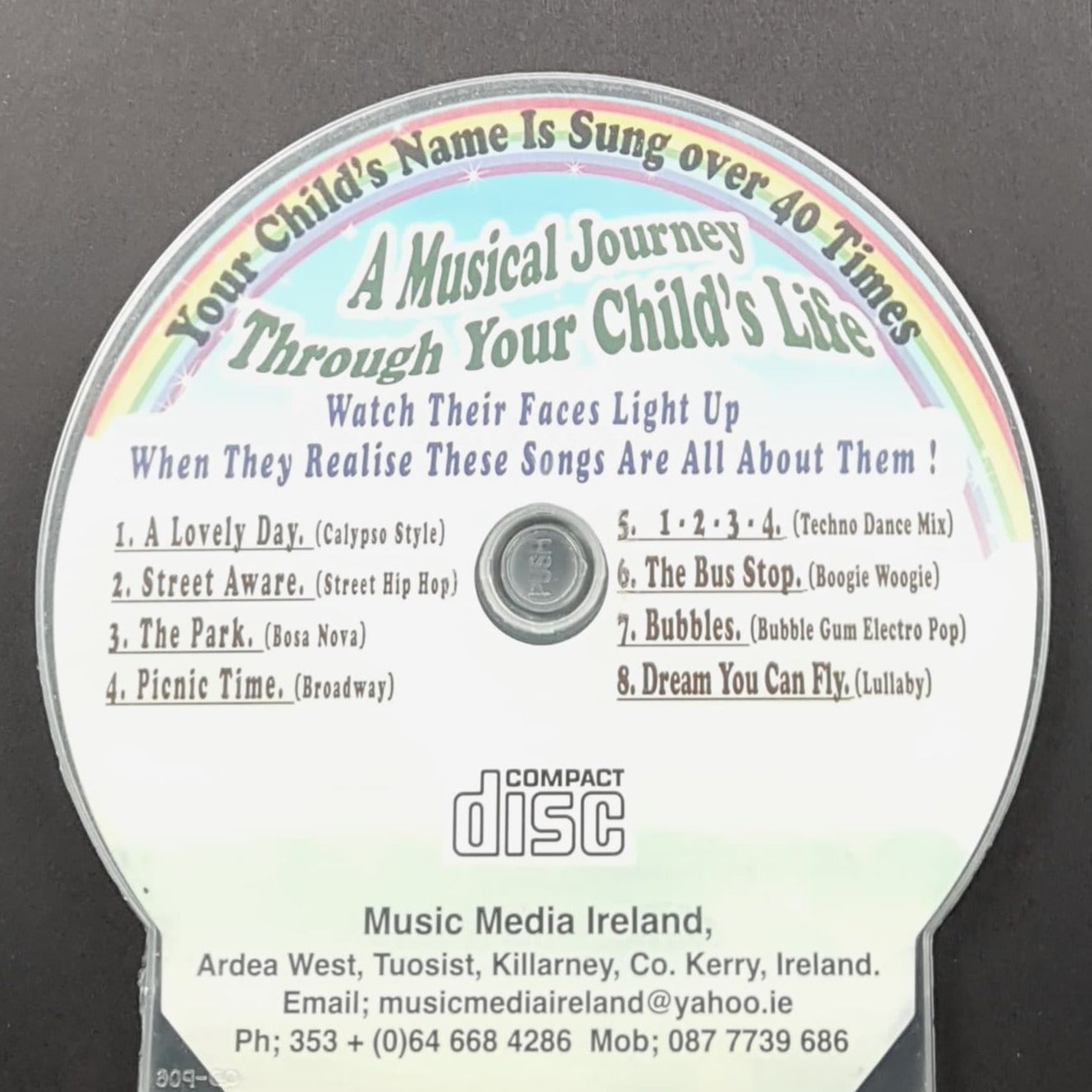 CD - Personalised Children's Songs / Sarah