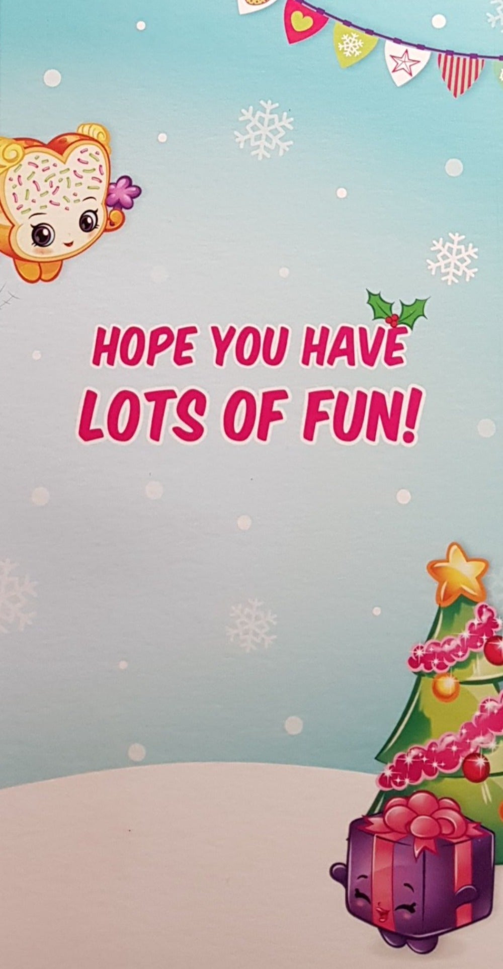 Christmas Card - Funny Characters Celebrating Christmas
