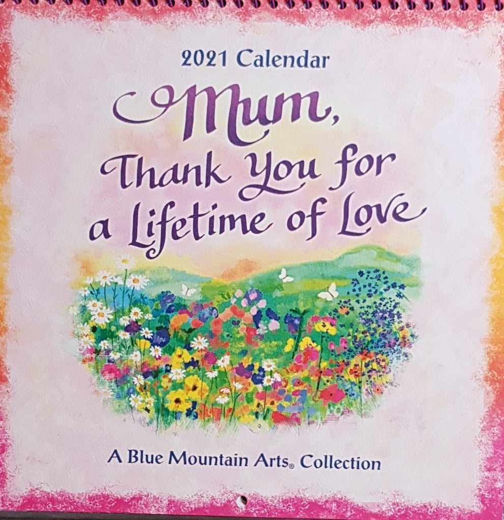 Calendar 2021 - Mum (Blue Mountain)