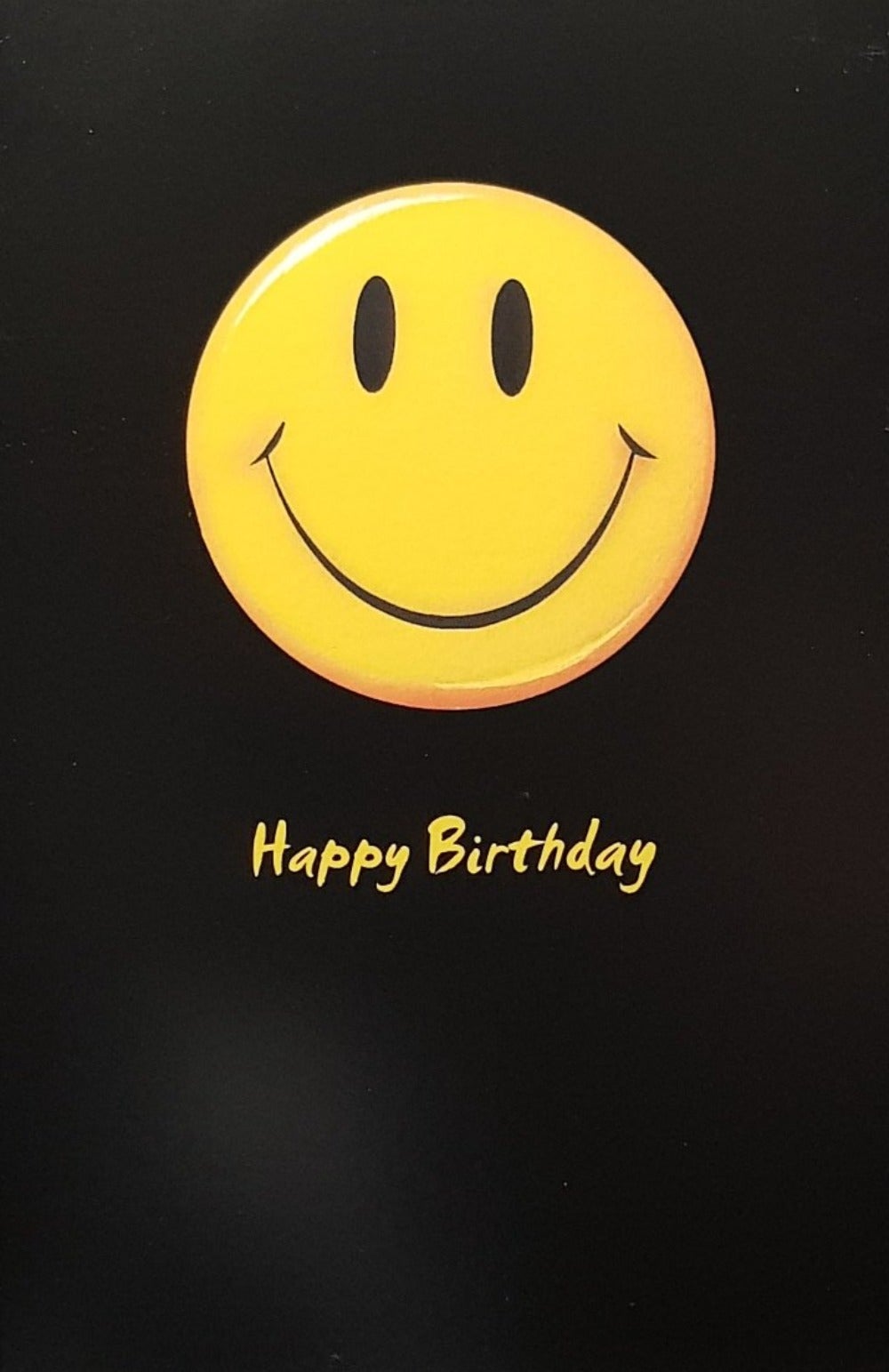 Birthday Card - General / A Happy Yellow Face