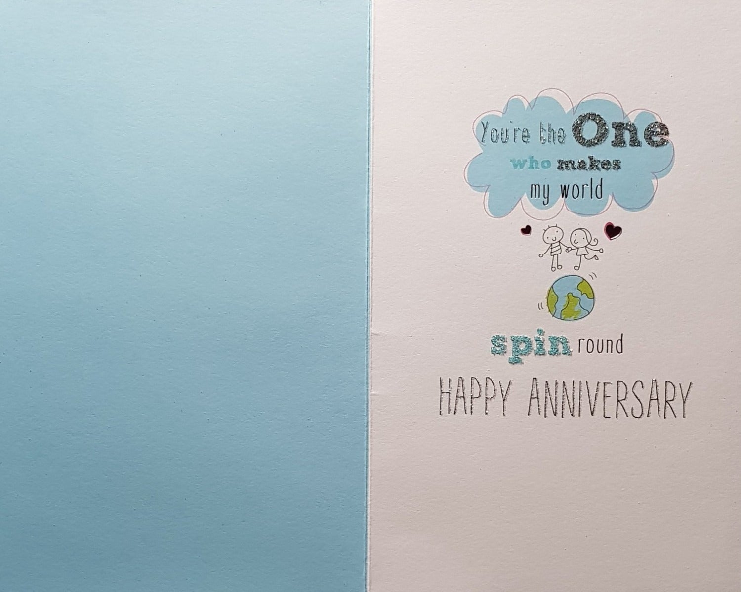 Anniversary Card - Our Anniversary / Like Beans And Toast (Humour)