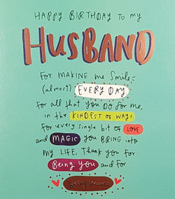 husband birthday