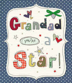 Fathers Day Card - Grandad / You're A Star!
