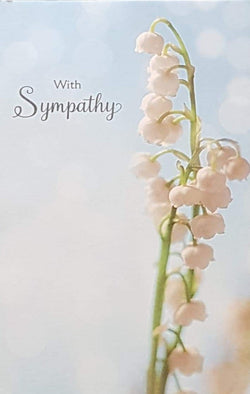 Sympathy Card - Lily Of The Valley