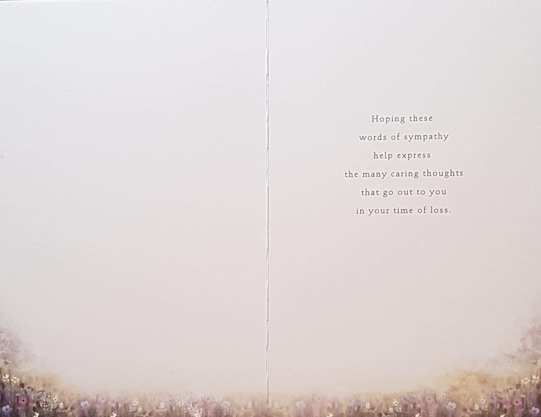 Sympathy Card - Road In The Middle Of The Wood