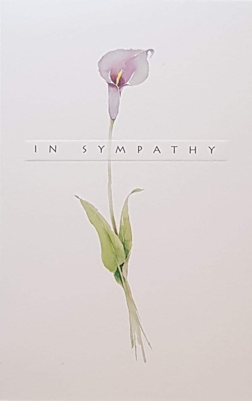 Sympathy Card - 'Extending Deep & Heartfelt Sympathy...'