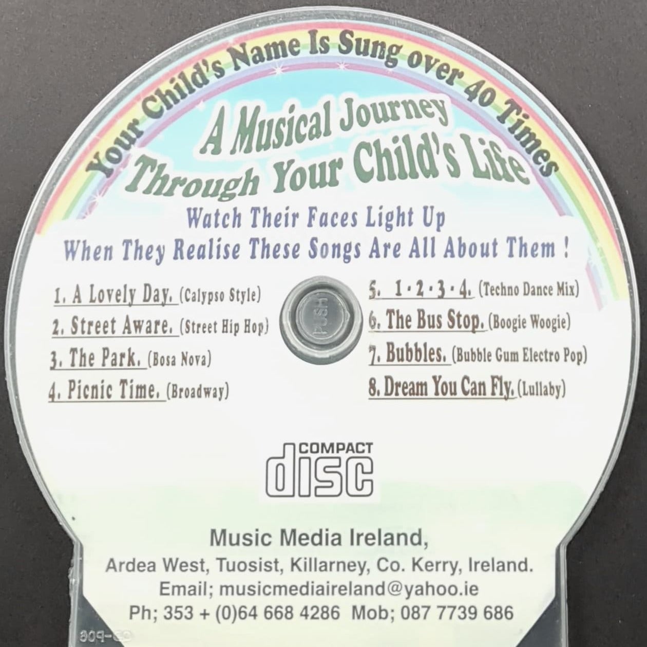 CD - Personalised Children's Songs / Maya