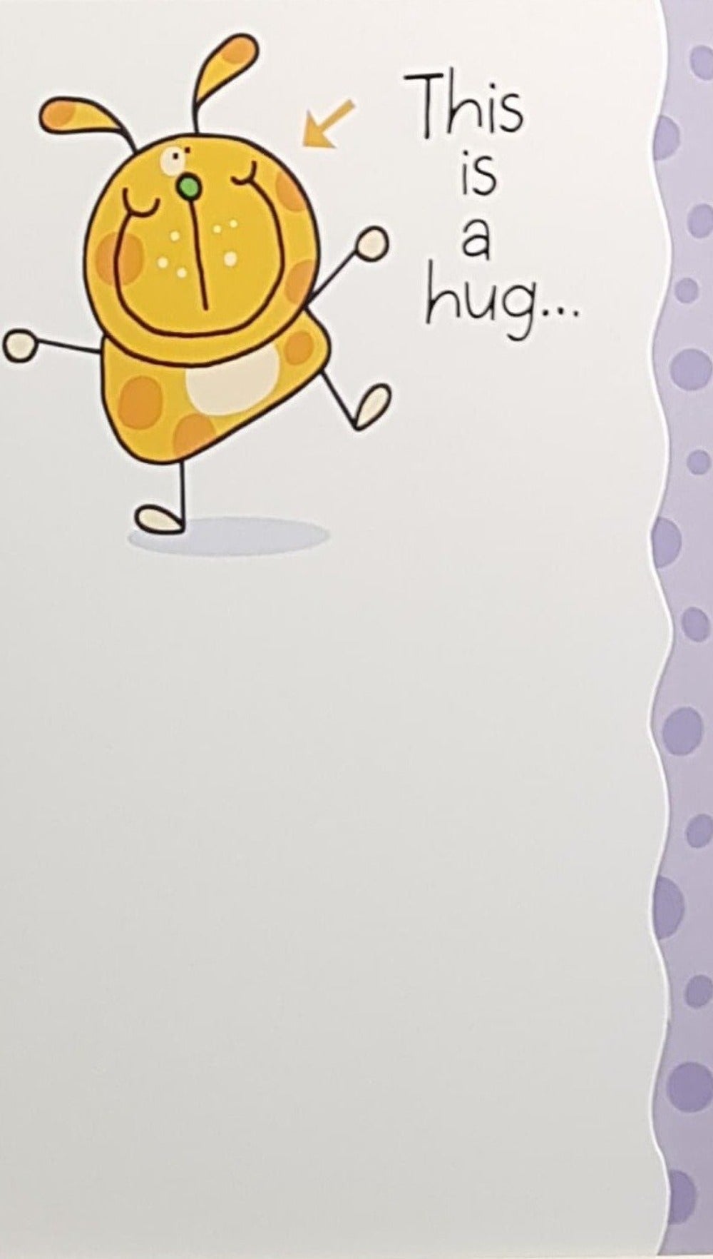 Thinking Of You Card - This Is A Hug...