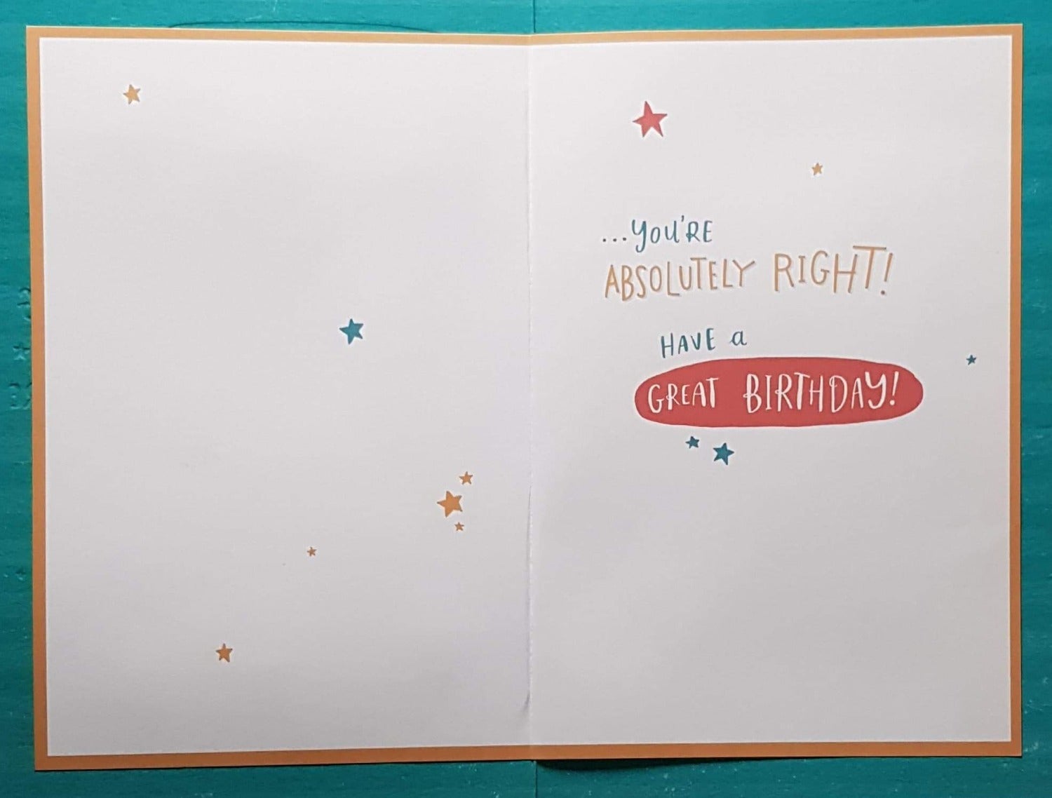 Birthday Card - Son In Law / 'Terrific Nice Family'