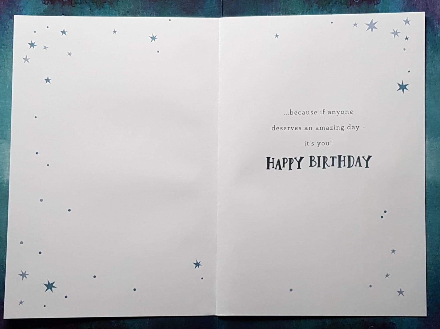 Birthday Card - Son / A White And Blue Sky Cover