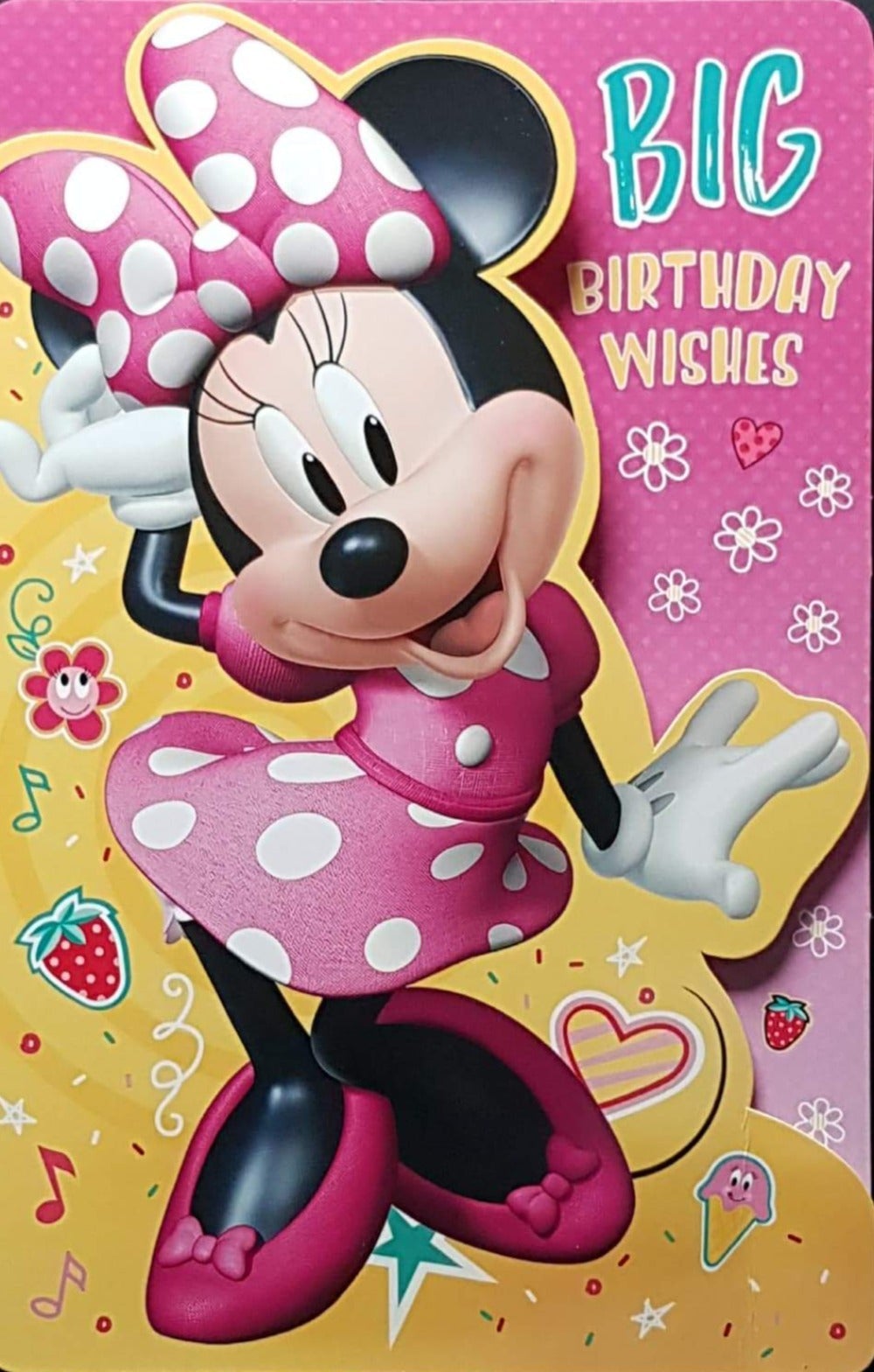 Birthday Card - Girl / A Mouse In A Pink Dress