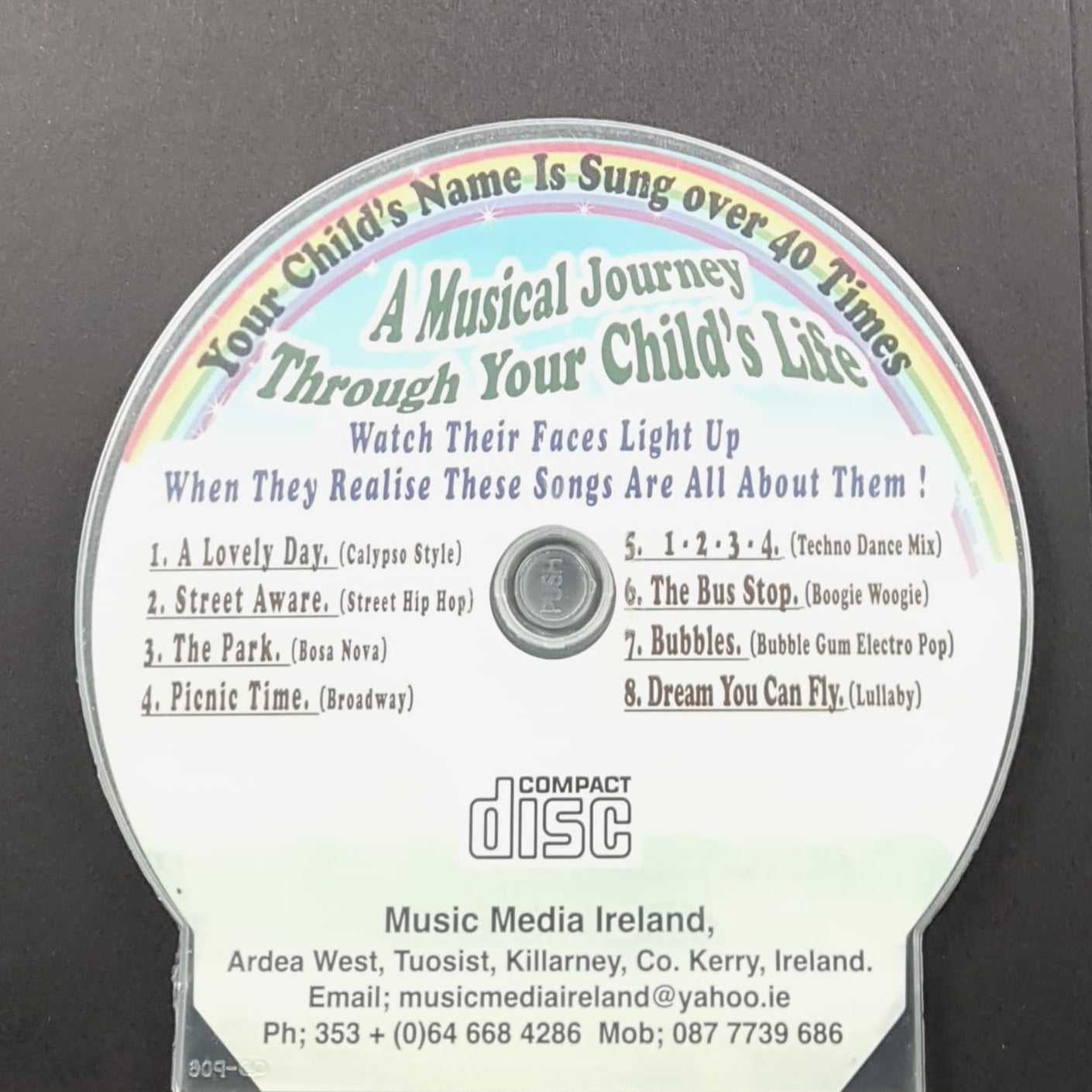 CD - Personalised Children's Songs / Senan