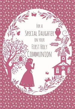 Communion Card - To A Wonderful Daughter