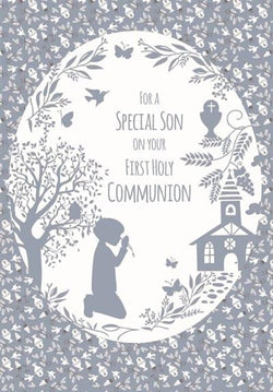 Communion Card - To A Wonderful Son