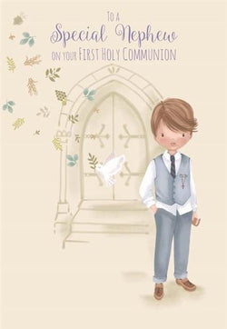 Communion Card - To A Special Nephew