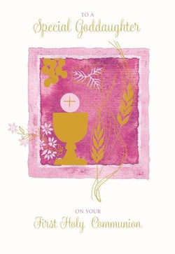 Communion Card - To A Special Goddaughter
