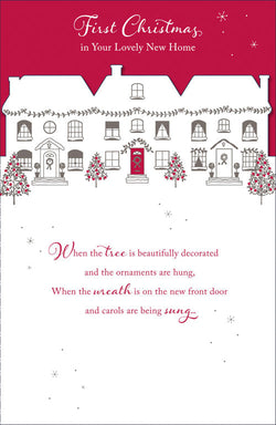 First Christmas New Home Christmas Card